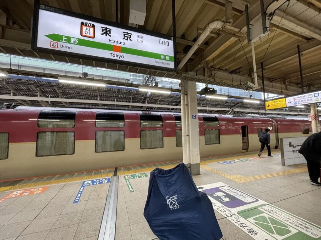 終点のJR東京駅
