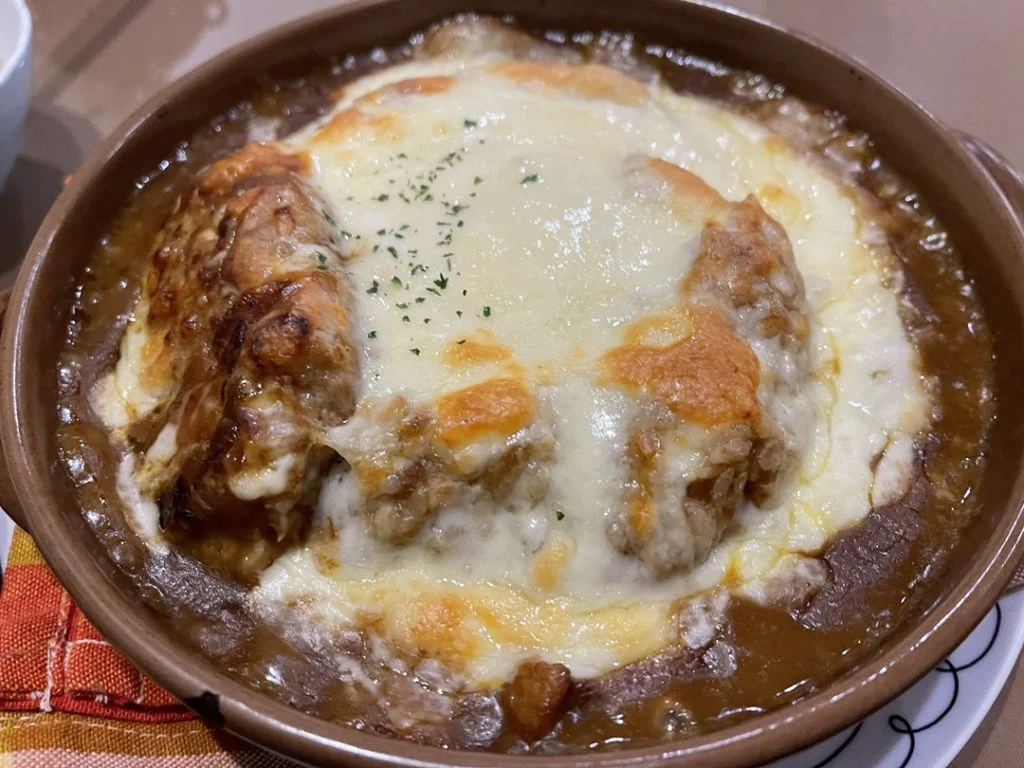 焼きカレーDining フリージア『みついし牛のハンバーグのせポーク焼きカレー』