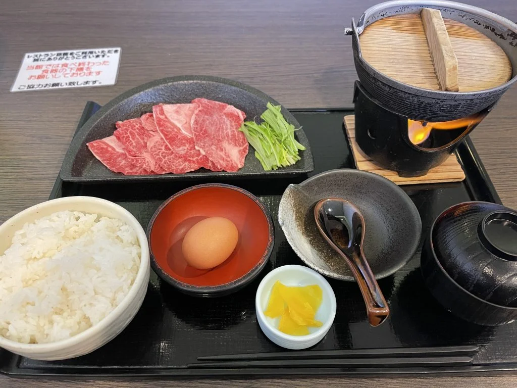 みついし昆布温泉蔵三『みついし牛のすき焼き』