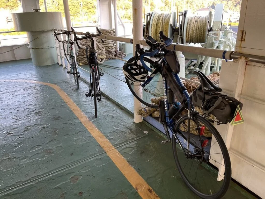 東京湾フェリーの車上甲板