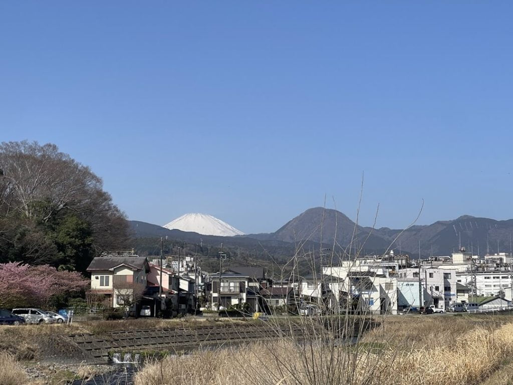 小田原から見る富士山